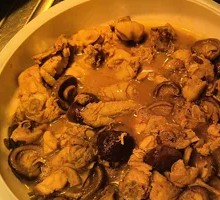 Stewed Chicken with Mushrooms