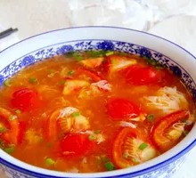 Tomato and Fermented Soybean Soup