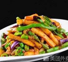 Bean with Minced Pork and Preserved Vegetable Fried Rice