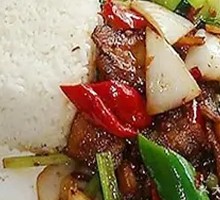 Spicy Pork Fried Rice Bowl