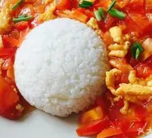 Tomato and Egg Rice Bowl