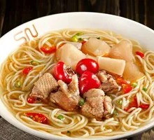 Tea Tree Mushroom Old Duck Noodle Soup
