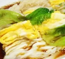 Beef and Egg Rice Noodle Roll