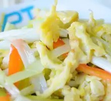 Scallion omelette