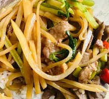 Shredded Potato Rice Bowl
