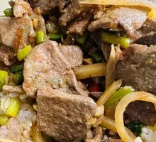 Stir-fried猪Liver Rice Bowl