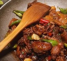 Firewood Iron Pot Chicken