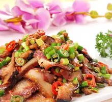 Stir-fried Black Pig Face