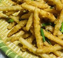 Dry-Fried Lotus Root Strips