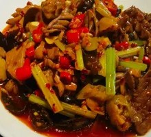Spicy Squid and Pork Kidney Stir-fry
