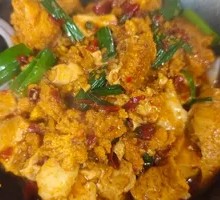 Fish Roe Braised Tofu