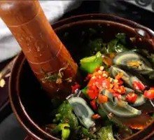 Spicy Chili Eggplant with Century Egg