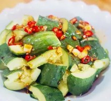 Knife-Pounded Cucumber