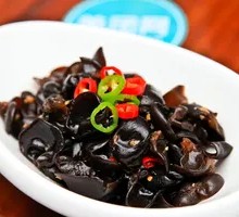 Cold-mixed Black Wood Ear Mushrooms