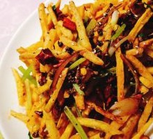 Dry-Fried Lotus Root Strips