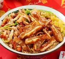 Pork Trotter and Spicy Chicken Rice