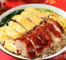 Steamed Chicken with Sausage Rice