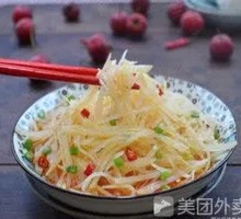 酸辣土豆丝盖浇面