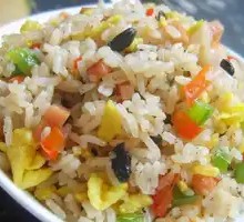 Onion and Egg Fried Rice