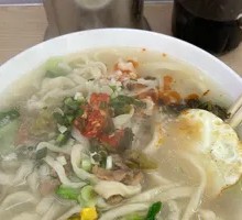 Shredded Pork and Egg Handmade Noodles