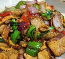 Fried Pork with Tofu Skin