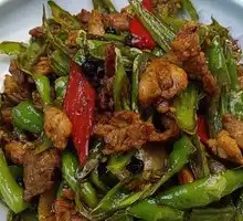 Stir-Fried Pork with Green Chili