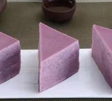 Purple Sweet Potato Steamed Cake