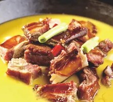 Preserved Pork Rib Hot Pot