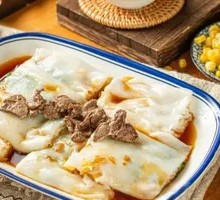 Egg and Pork Liver Rice Noodle Roll