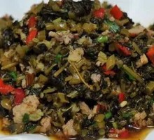 Baihuacai Stir-fried with Shredded Pork