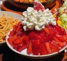 Fresh Strawberry Snow Ice