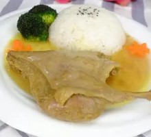 Salt-Baked Duck Leg Rice