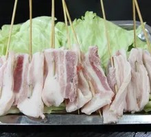 Big Knife Pork Skewers