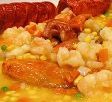 Steamed Scallops with Shrimp and Egg Foam
