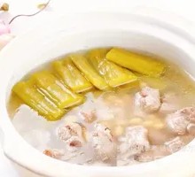 Bitter Melon Yellow Bean Pork Bone Soup