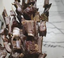 Cured Pork Rib Skewers