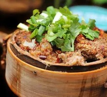 Steamed Pork Ribs with Rice Flour
