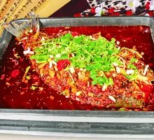 Spicy Chopped Chili Grilled Crucian Carp