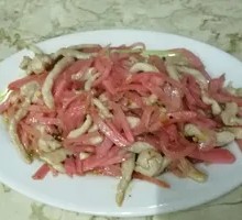 Pickled Radish with Shredded Pork