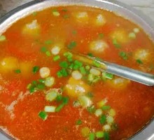 Tomato and Meatball Soup