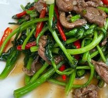 Stir-Fried Beef with Greens