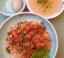 Spicy Chicken Rice Noodles (Dry Style)