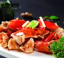 Stir-fried Crab with Ginger and Scallion