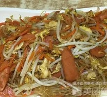 Egg and Ham Fried Rice Noodles