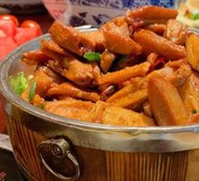 Preserved Meat Stir-fried with Lotus Heart