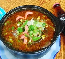 Spicy Potatoes Noodles in Clay Pot