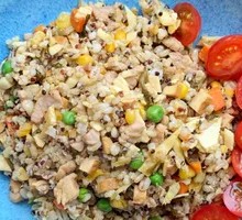 Three Color Rice Stir-fry