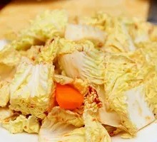 Stir-fried Chinese Cabbage with Rice