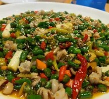 Pickled Chili Stir-fried Intestines