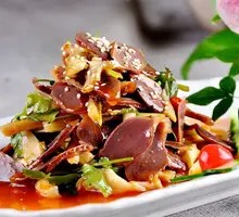 Spicy Duck Gizzard Salad